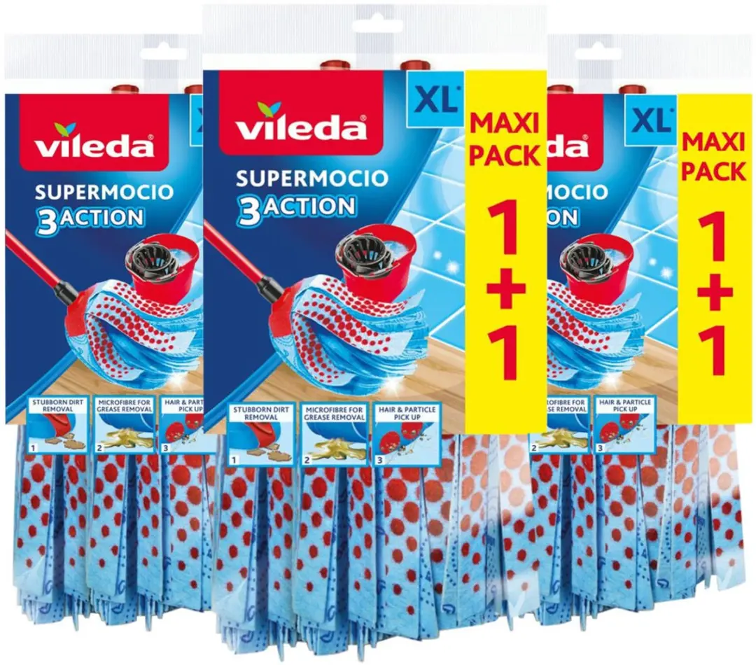 Vileda Super Mocio 3-Action Navulling