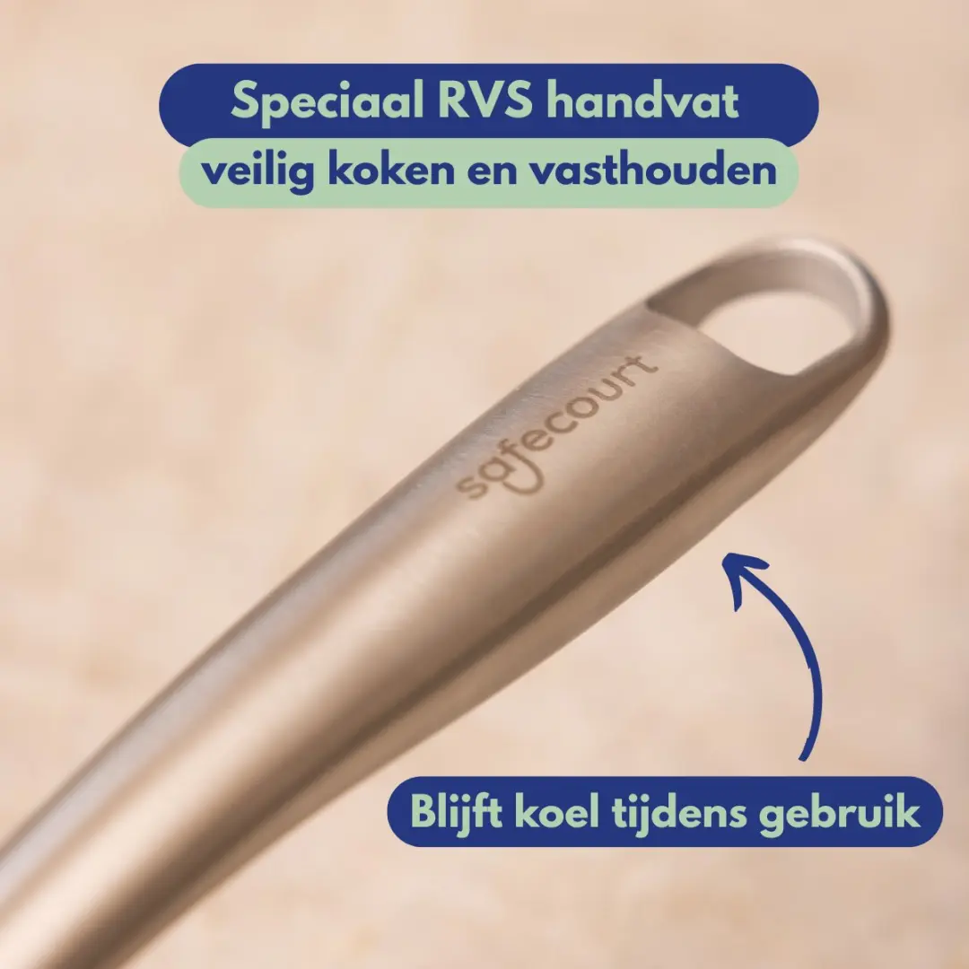 Safecourt Kitchen CW-W30-BE Keramische Wokpan 28cm - PFAS/PTFE-vrij
