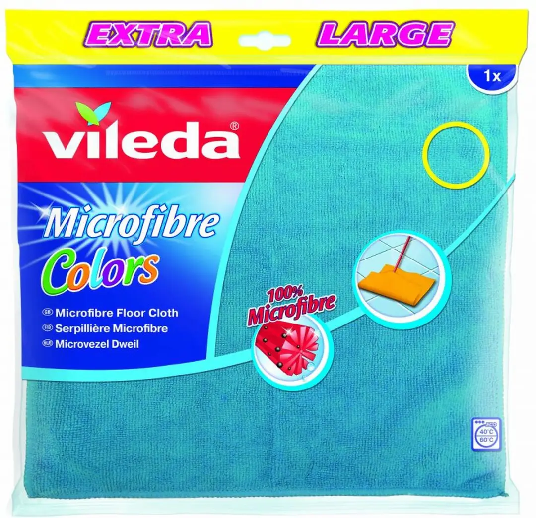 Vileda Microvezeldweil Colors - 4 Stuks - Wit