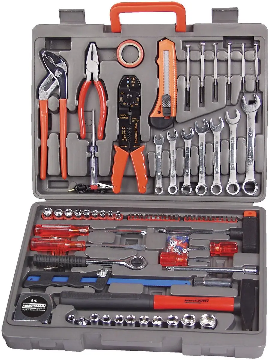 Brüder Mannesmann 408599 Gereedschapskoffer 555-delig