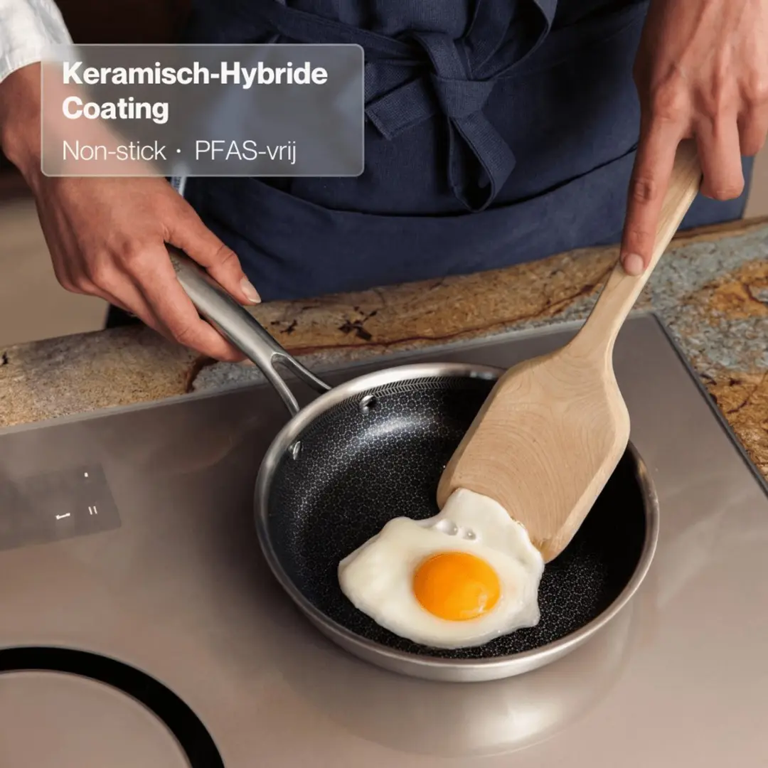 Safecourt Kitchen Hybride Koekenpanset CW-HY-FX3 - 3-delig Ø20/24/28cm