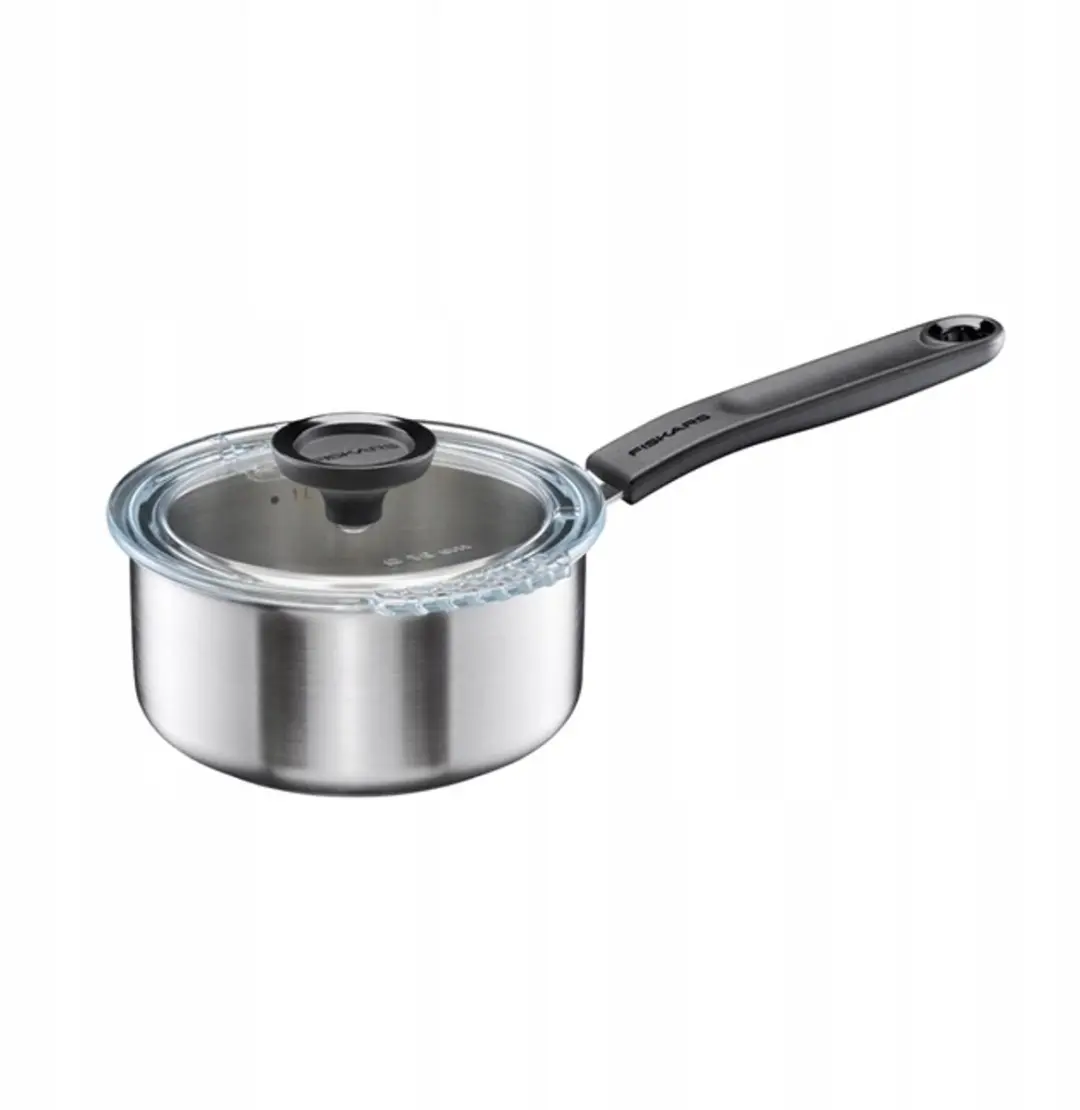 Fiskars Functional Form Steelpan 1,5L - Zwart