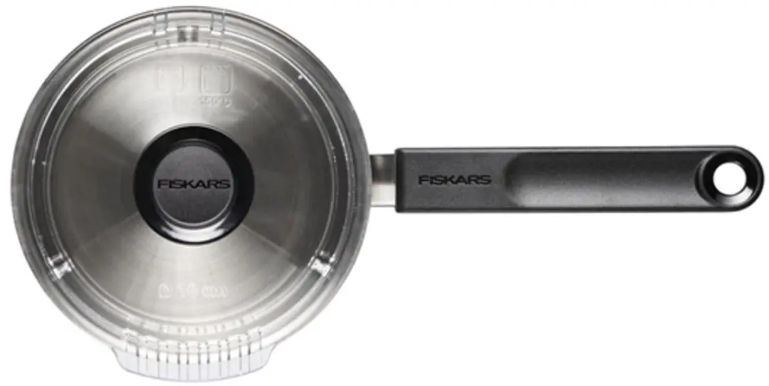Fiskars Functional Form Steelpan 1,5L - Zwart