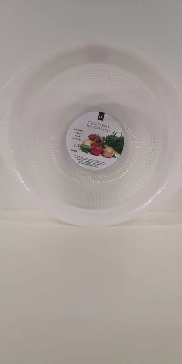 Excellent Houseware Vergiet Kunststof Ø31cm - Zwart