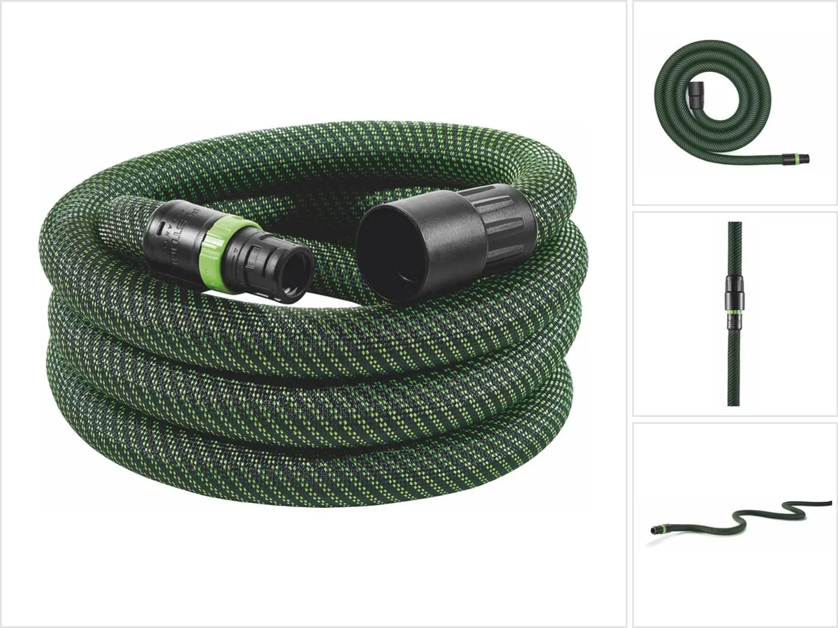Festool D 27/32x5m Afzuigslang - Groen/Zwart