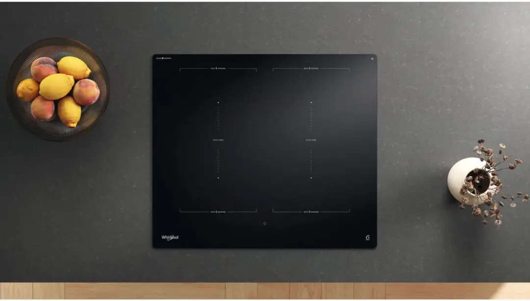 Whirlpool WTX6019DCF Inbouwinductiekookplaat 4 zones - Zwart
