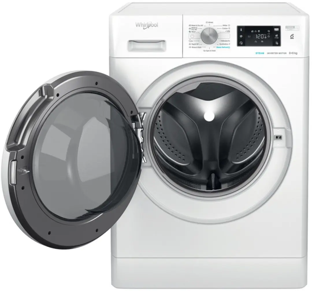 Whirlpool FFWDB 964489 WV EE Was-droogcombinatie - 9/6 kg - Wit