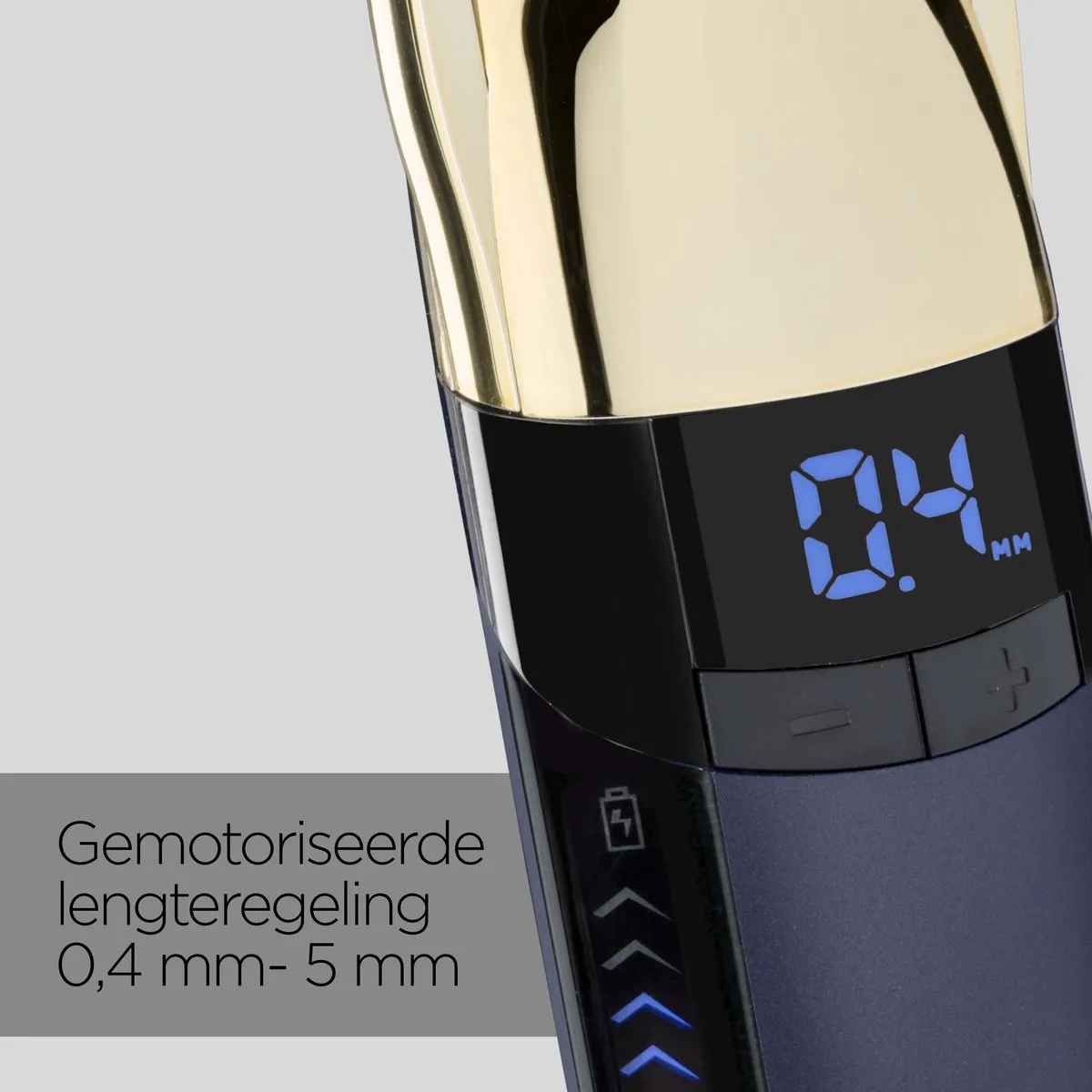 Babyliss Super-X S992E Baardtrimmer - 0.4-5.0mm - Digitaal - Blauw/Goud
