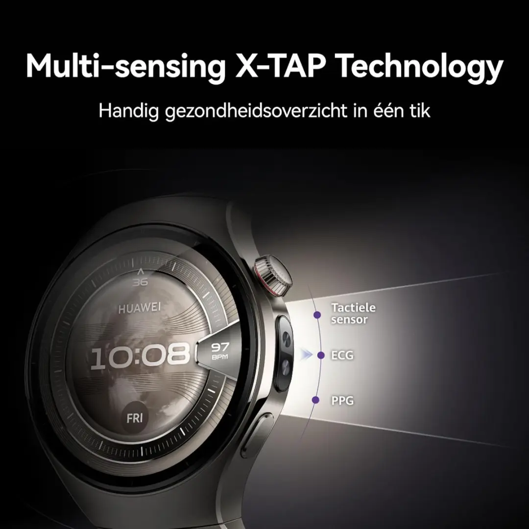 Huawei Watch 5 46mm Smartwatch - ECG & SpO2 - Kosmisch Paars