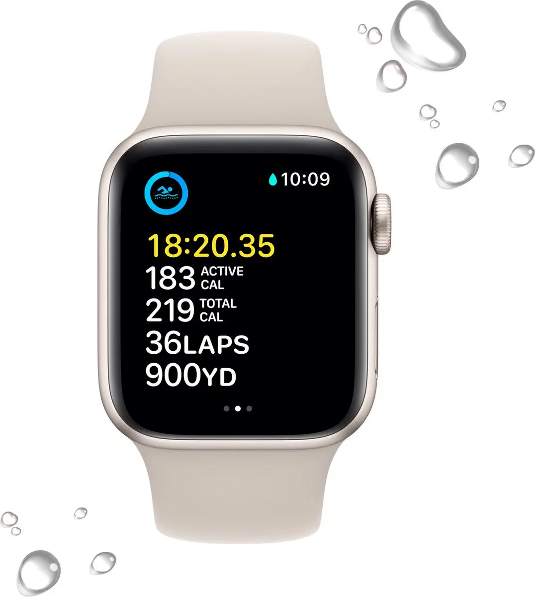 Apple Watch SE 2022 40mm - Sterrenlicht