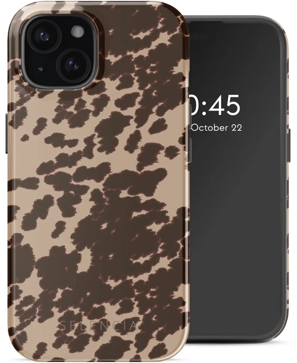 Selencia Hoesje iPhone 15 Country Moo'd