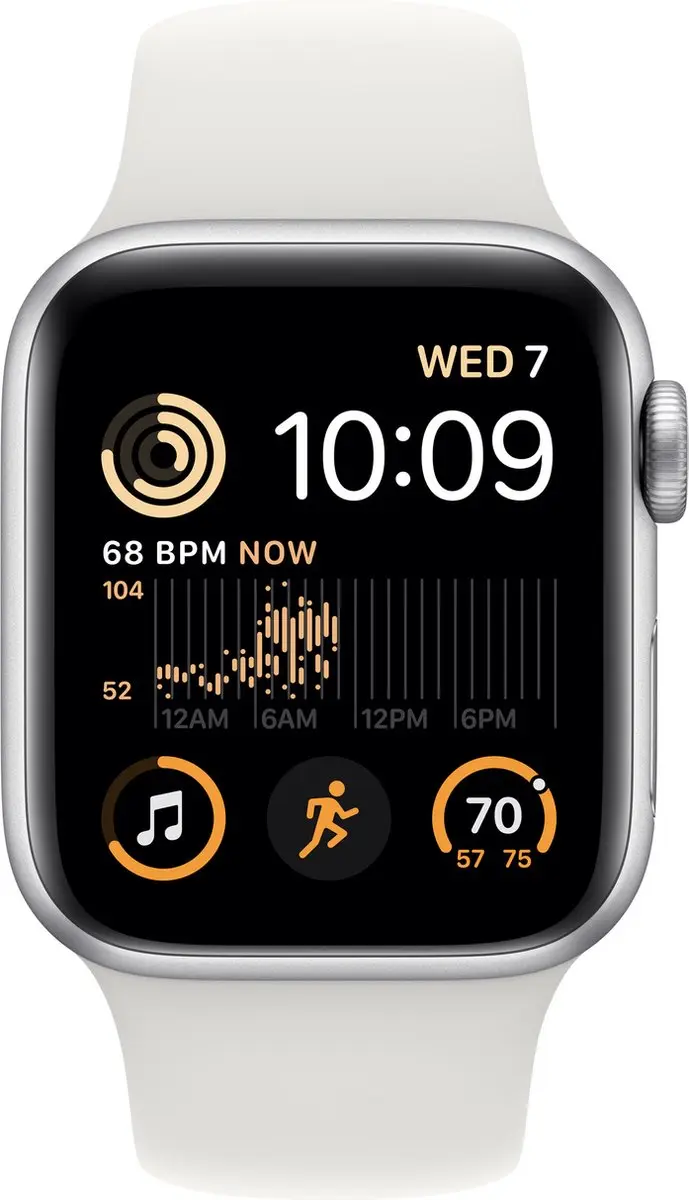 Apple Watch SE 2022 Smartwatch 40mm - Zilver