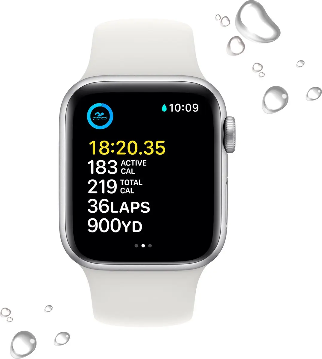 Apple Watch SE 2022 Smartwatch 40mm - Zilver