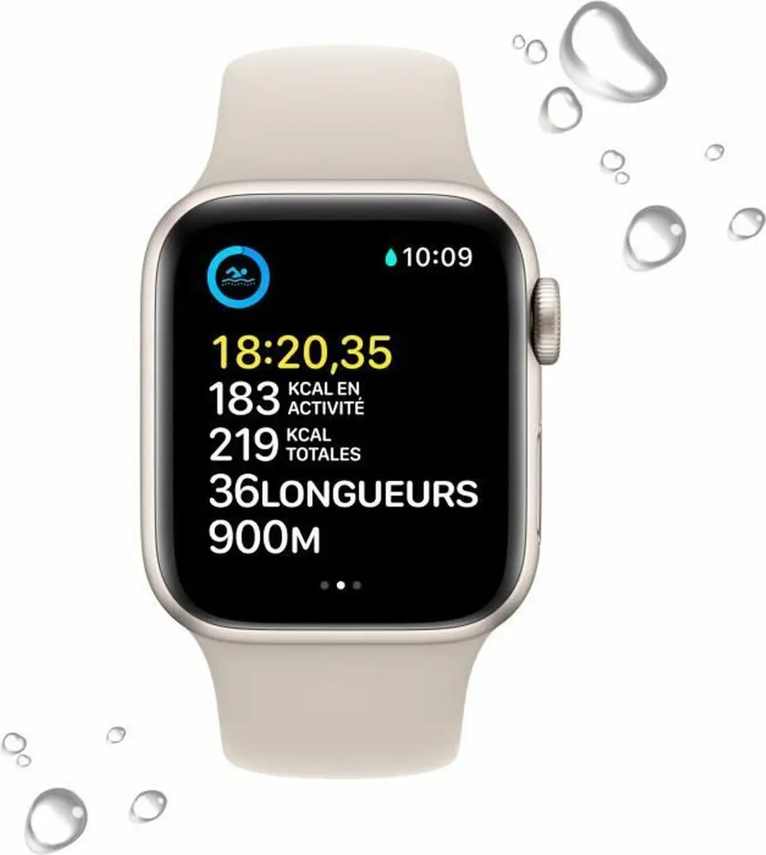 Apple Watch SE 2022 4G - 40mm - Rosé Aluminium Wit