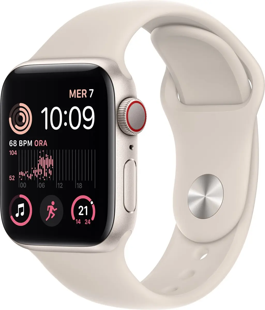Apple Watch SE 2022 4G - 40mm - Rosé Aluminium Wit