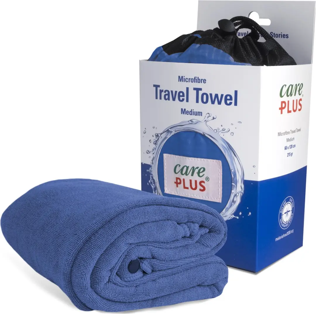 Care Plus Reishanddoek Microvezel Medium 60x120cm - Blauw