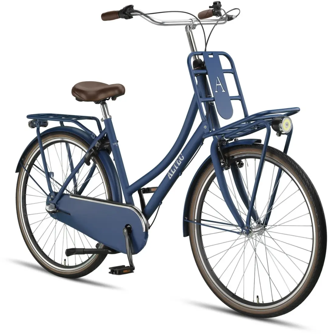 Altec Vintage Dames Transportfiets 28" - 3 Versnellingen - 53cm - Donkerblauw