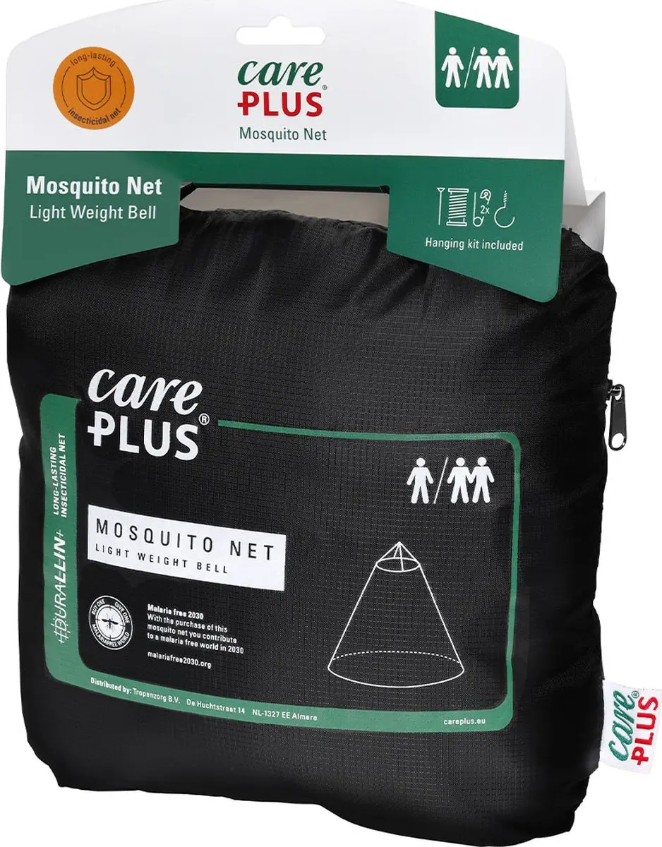 Care Plus Klamboe Light Weight Bell Durallin - 1 Stuks - Wit