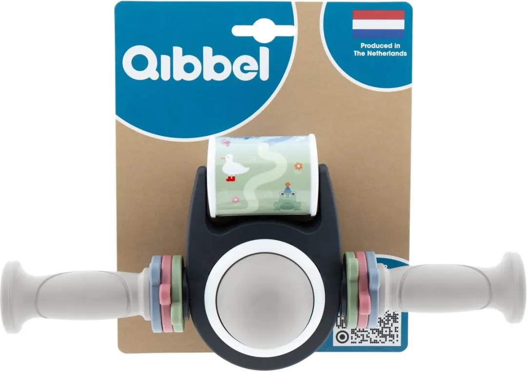 Qibbel Toybar Speelstuur - Pebble Grey