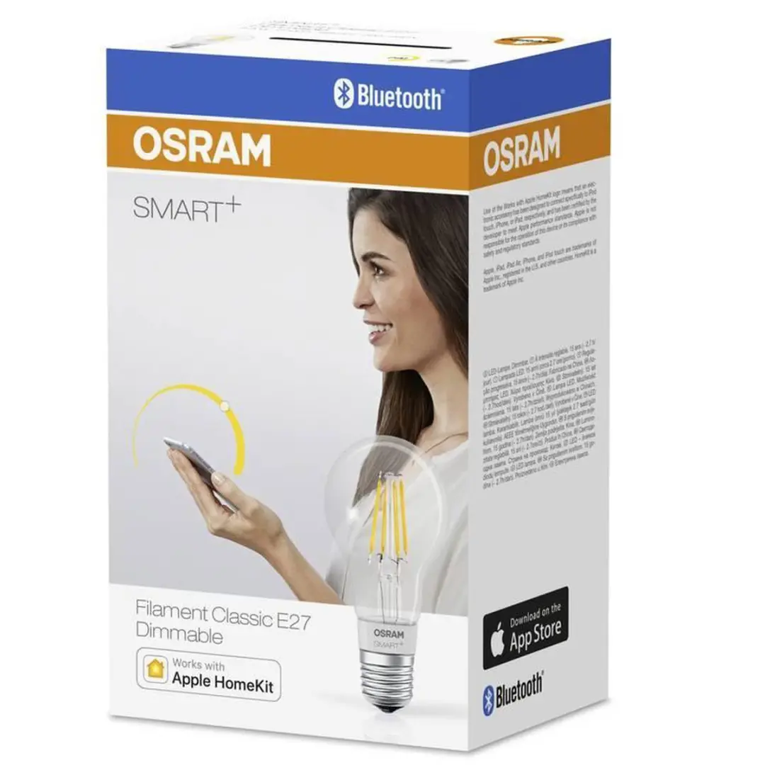 Osram SMART+ Apple HomeKit Filament E27 5,5W - 2700K - Wit