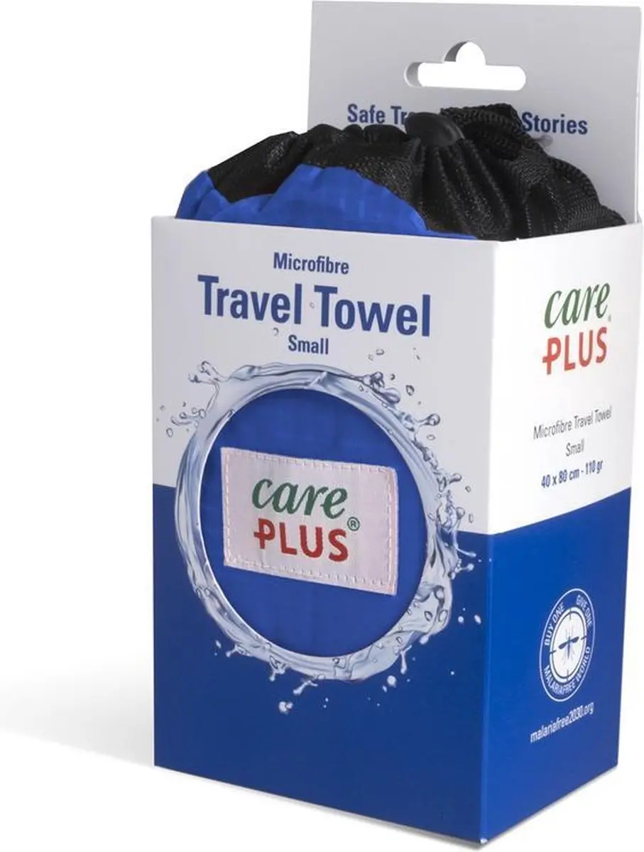Care Plus Reishanddoek Microvezel Small 40x80cm - Blauw