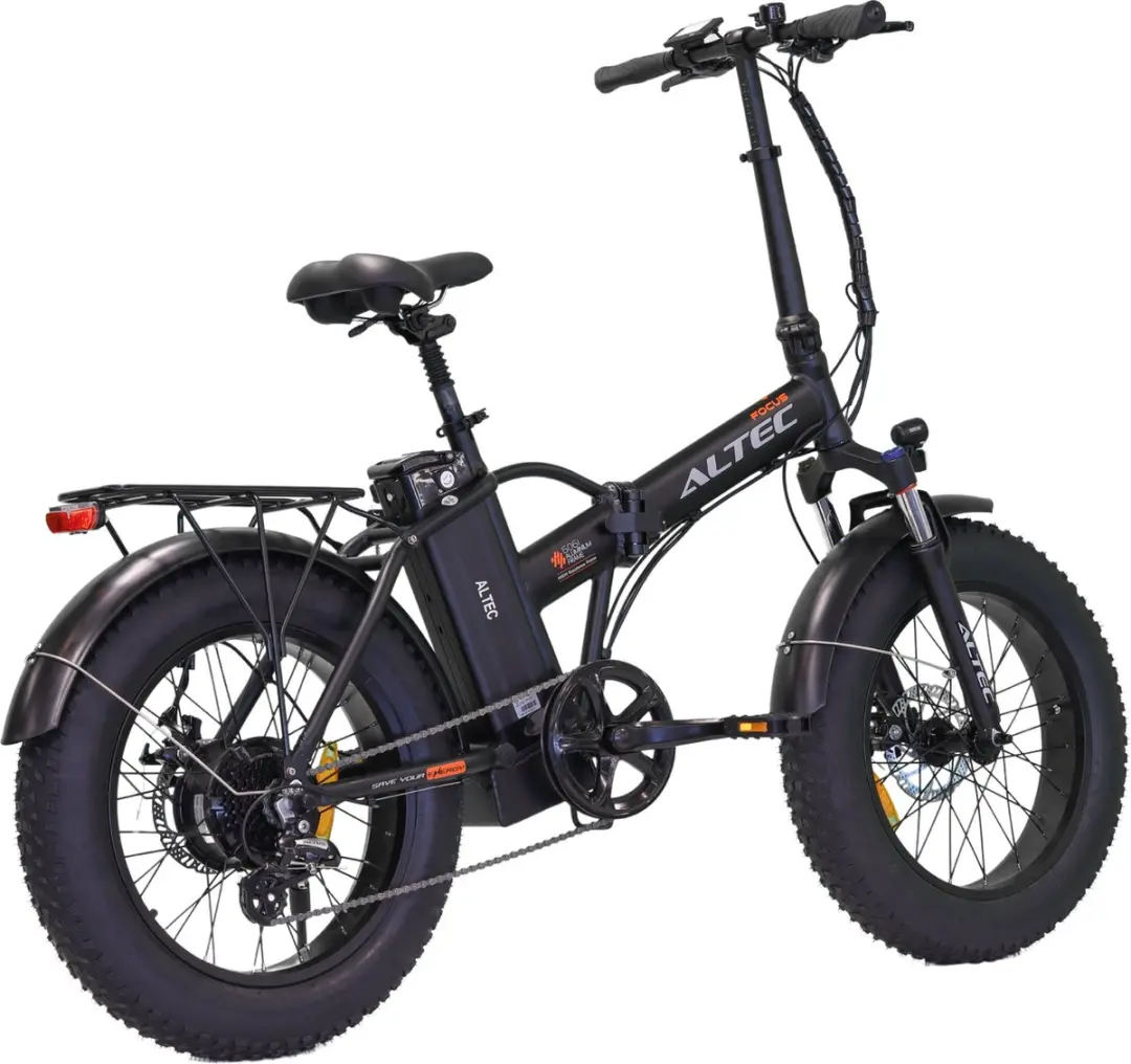 Altec Focus Elektrische Fatbike 20" - 8 Versnellingen - Zwart - afbeelding 6 van 6