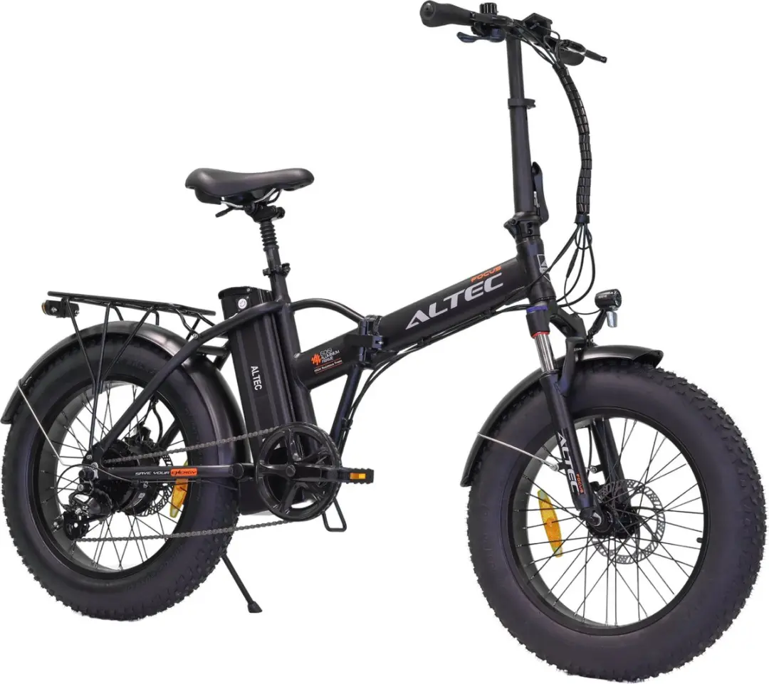 Altec Focus Elektrische Fatbike 20" - 8 Versnellingen - Zwart