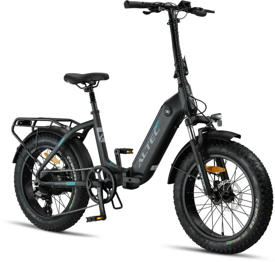 Altec Primera Fatbike Vouwfiets 20" - 250W - 480Wh - Mat Zwart