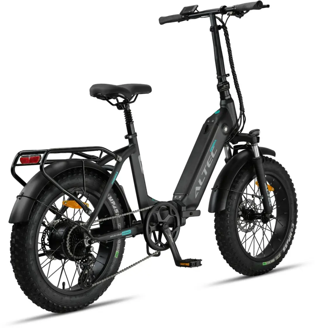 Altec Primera Fatbike Vouwfiets 20" - 250W - 480Wh - Mat Zwart