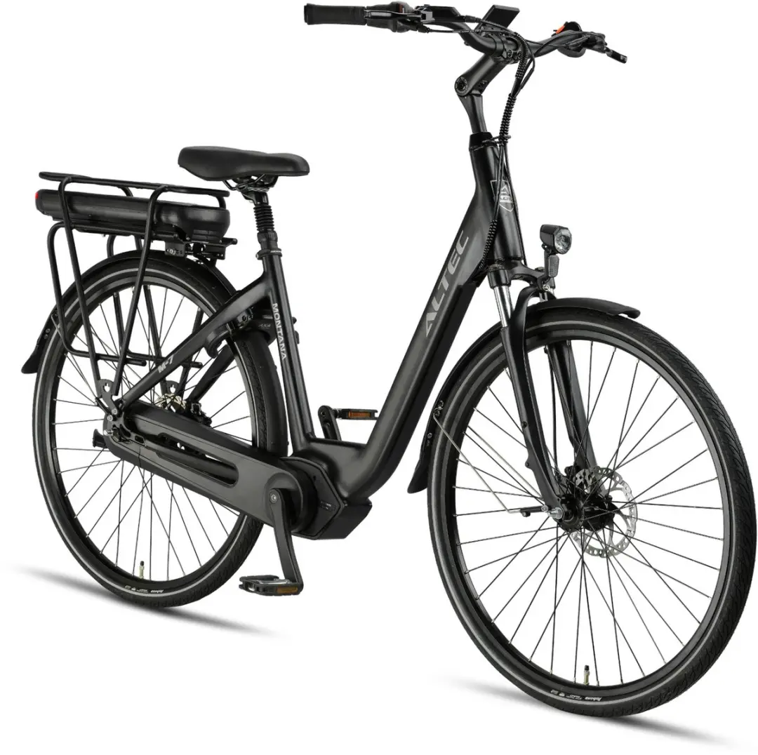 Altec Montana Next E-Bike 28 inch - Mat Zwart - 250W - 7 Versnellingen