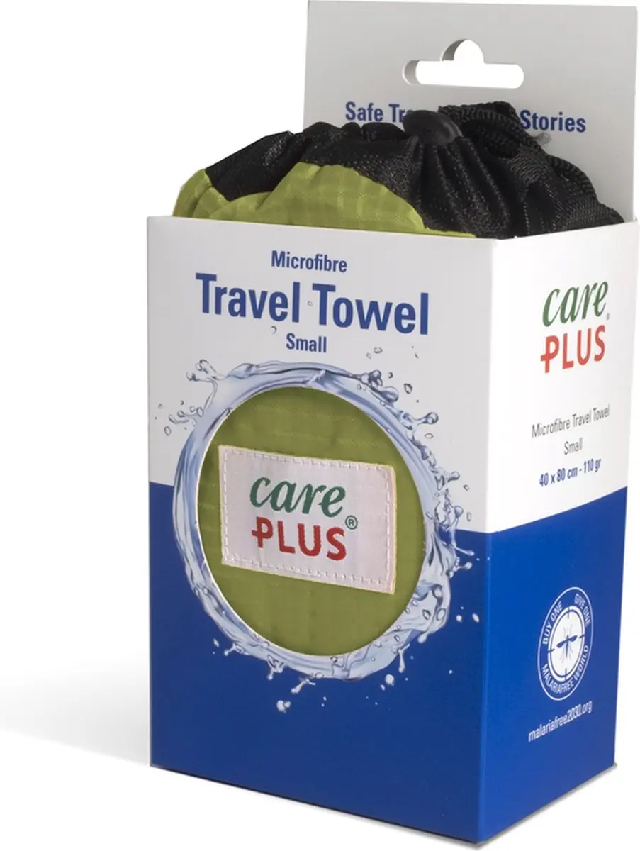 Care Plus Reishanddoek Microvezel Small 40x80cm - Groen