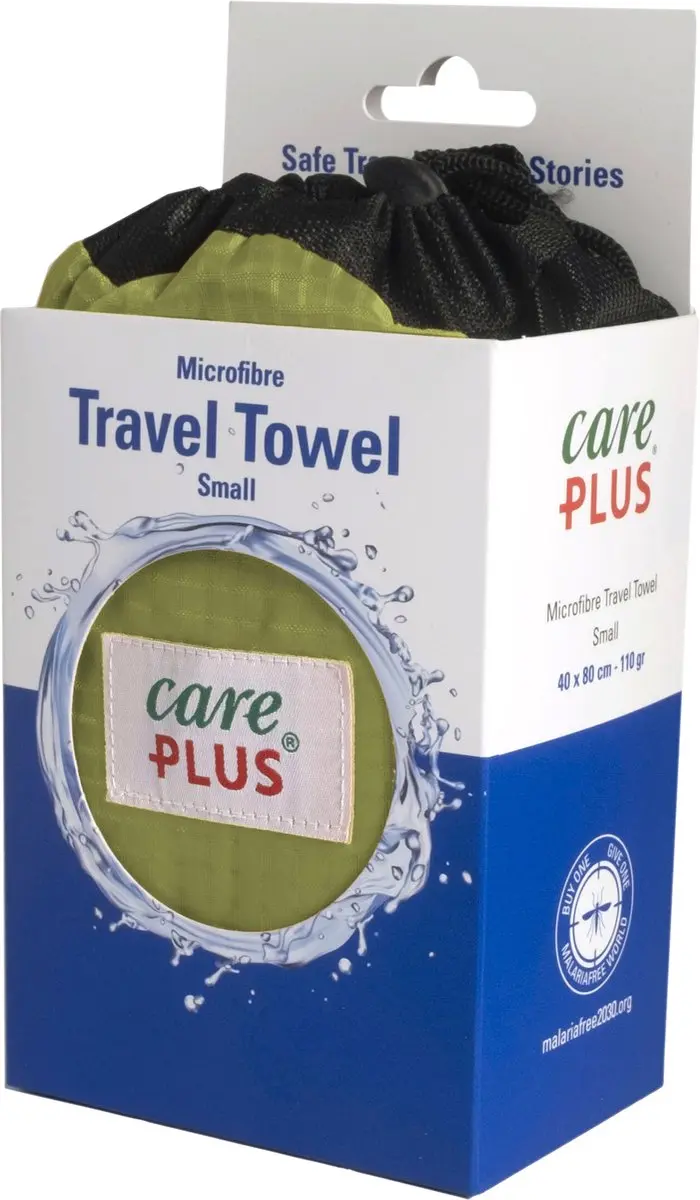 Care Plus Reishanddoek Microvezel Small 40x80cm - Groen