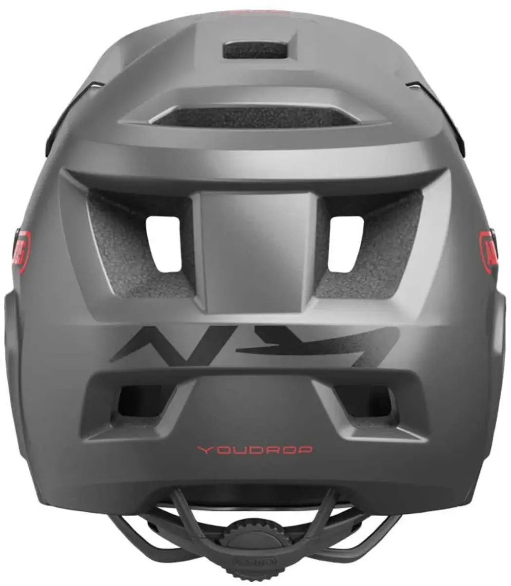 ABUS YouDrop FF Ti Fietshelm - 48-55cm - Zilver - afbeelding 4 van 4