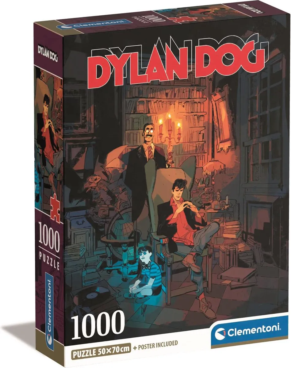 Clementoni Dylan Dog Puzzel 1000 Stuks - Meerkleurig