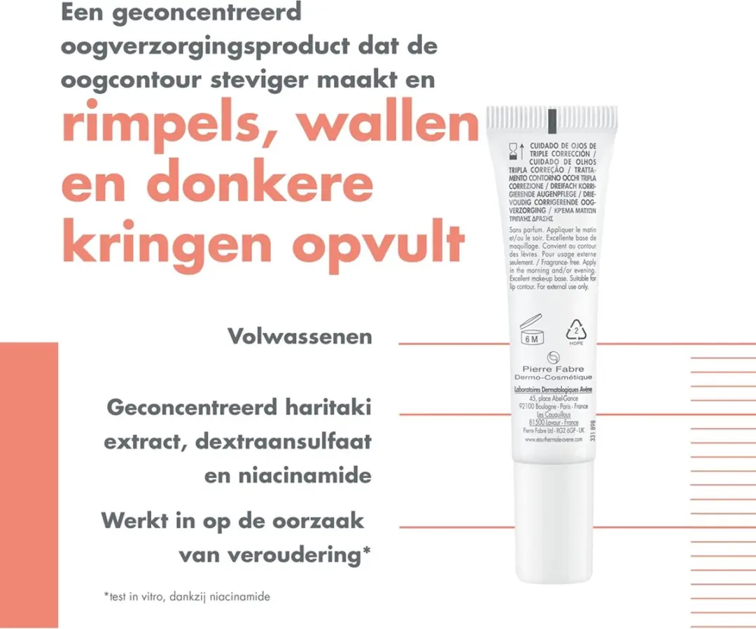 Avène Hyaluron Activ B3 Oogverzorging 15ml - afbeelding 6 van 6