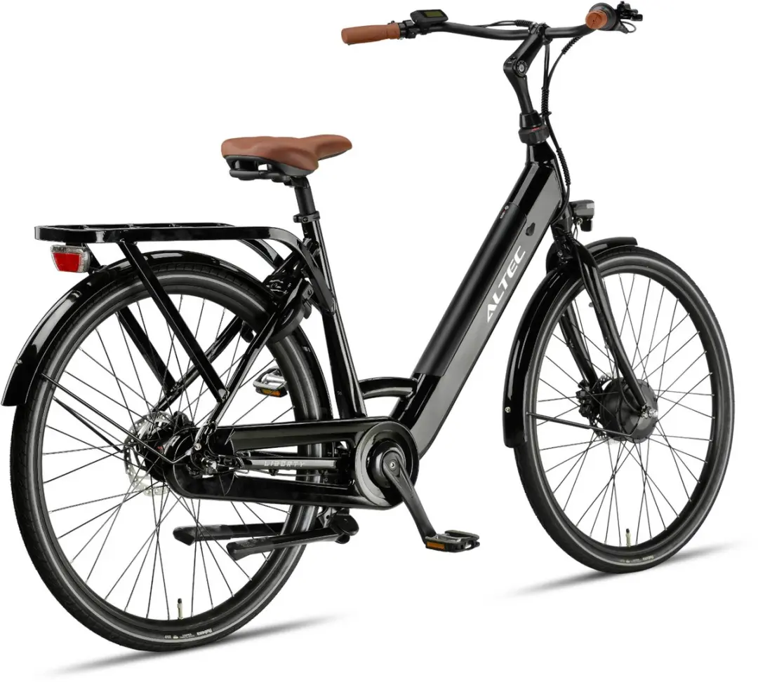 Altec Liberty Elektrische Fiets 28" - 250W Voorwielmotor - 504Wh Accu - Glans Zwart - afbeelding 6 van 6