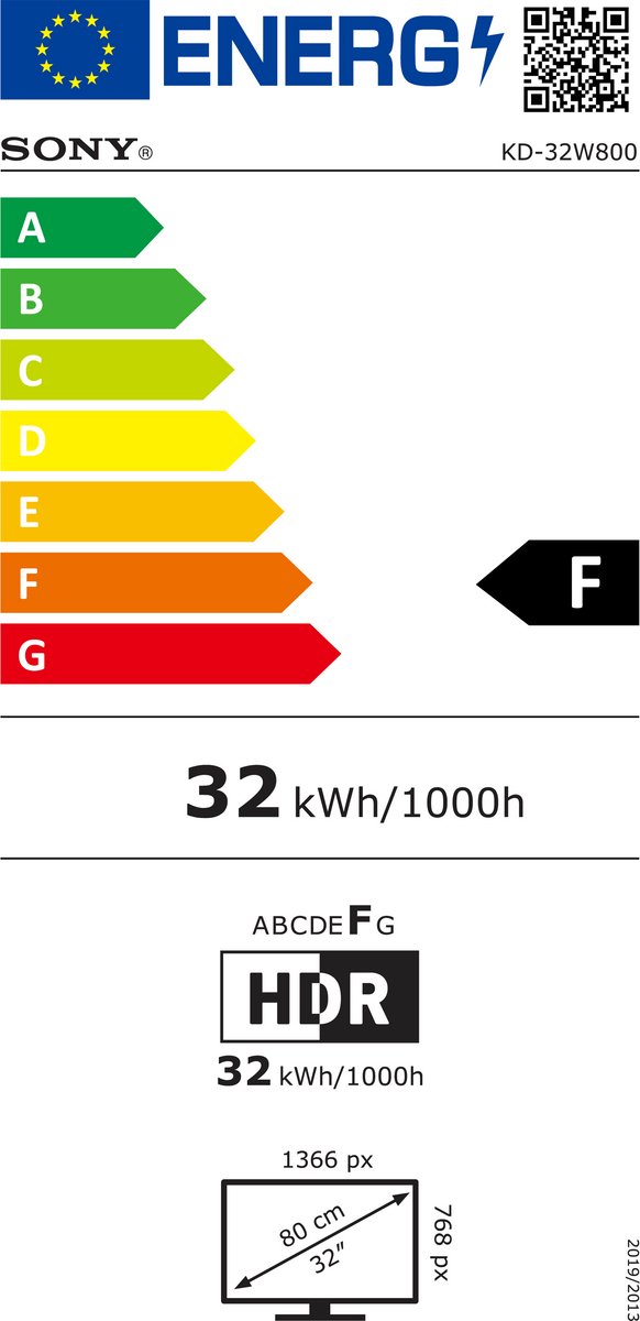 Sony Bravia KD-32W800 - 32-inch - HD Ready LED