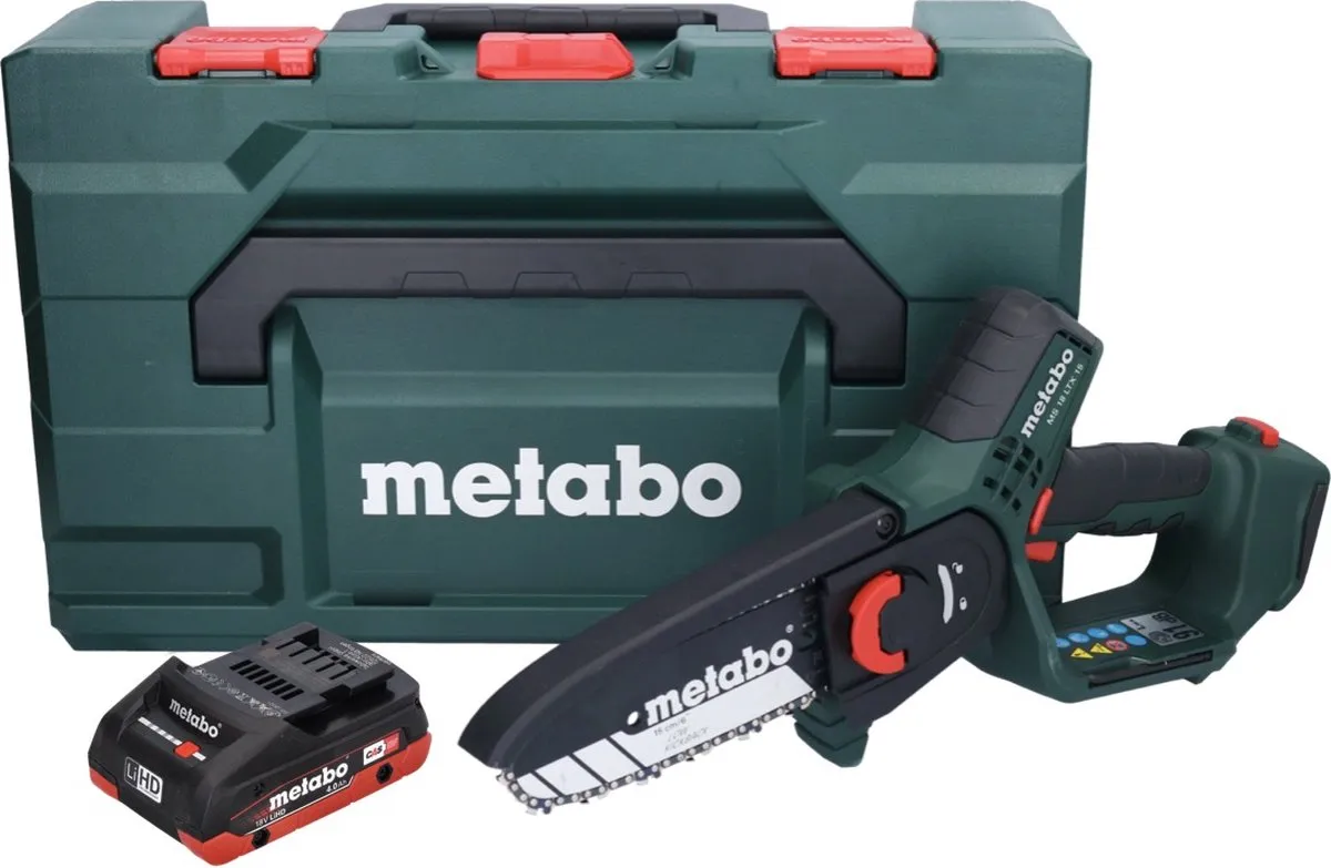Metabo MS 18 LTX 15 Accu-Houtzaag 18V - 15cm - 4,0Ah