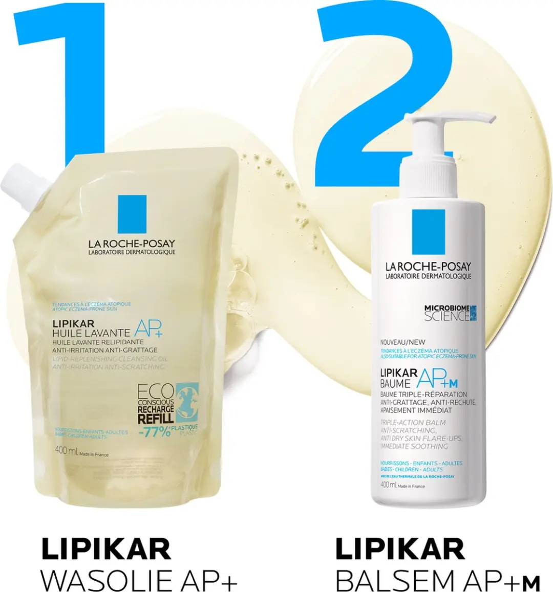 La Roche-Posay Lipikar Wasolie AP+ Navulverpakking 400ml