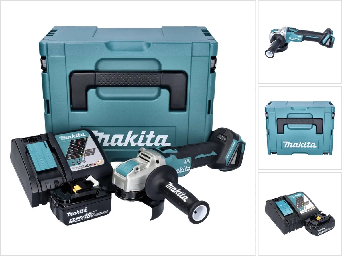 Makita DGA 521 Haakse Slijper 18V 125mm X-LOCK