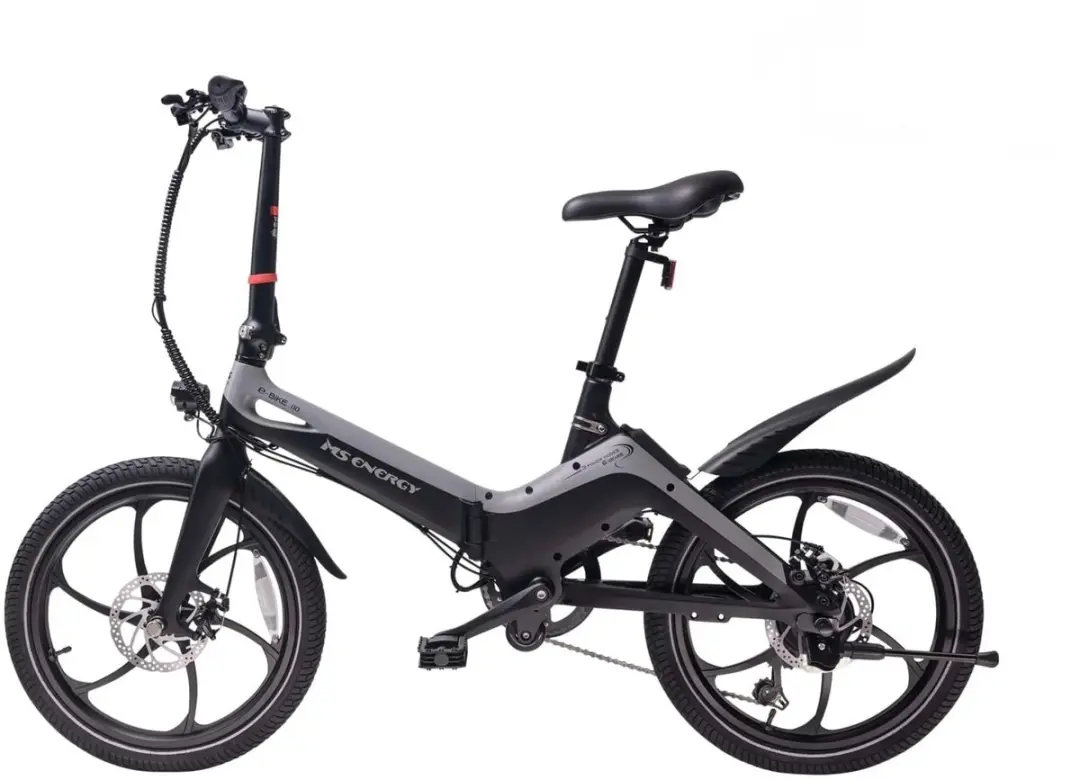 MS Energy i10 Vouwfiets 20" - 25km/h - 250W - Grijs/Zwart