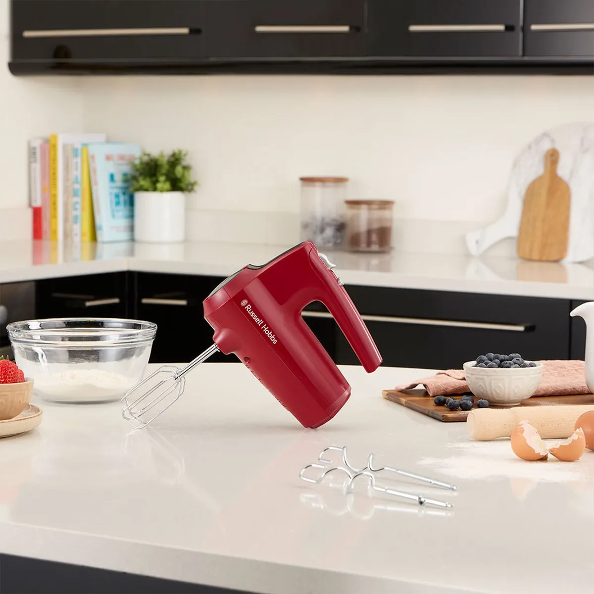 Russell Hobbs Desire Handmixer 350W - Rood/Zwart