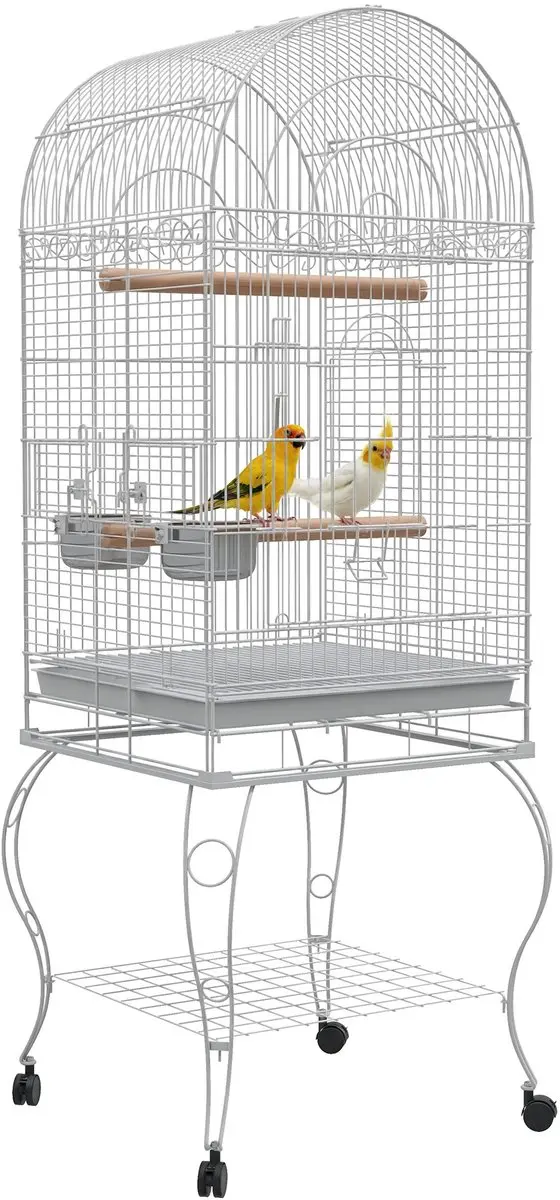 Pawhut Vogelkooi Staand 51x51x153cm