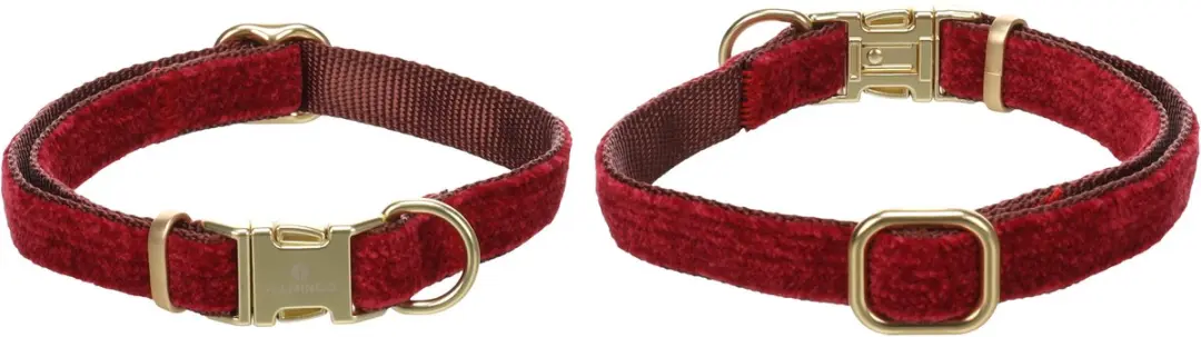 Flamingo Hond Halsband Saba Rood XS