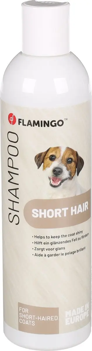 Flamingo Shampoo Honden Korte Vacht 300ml