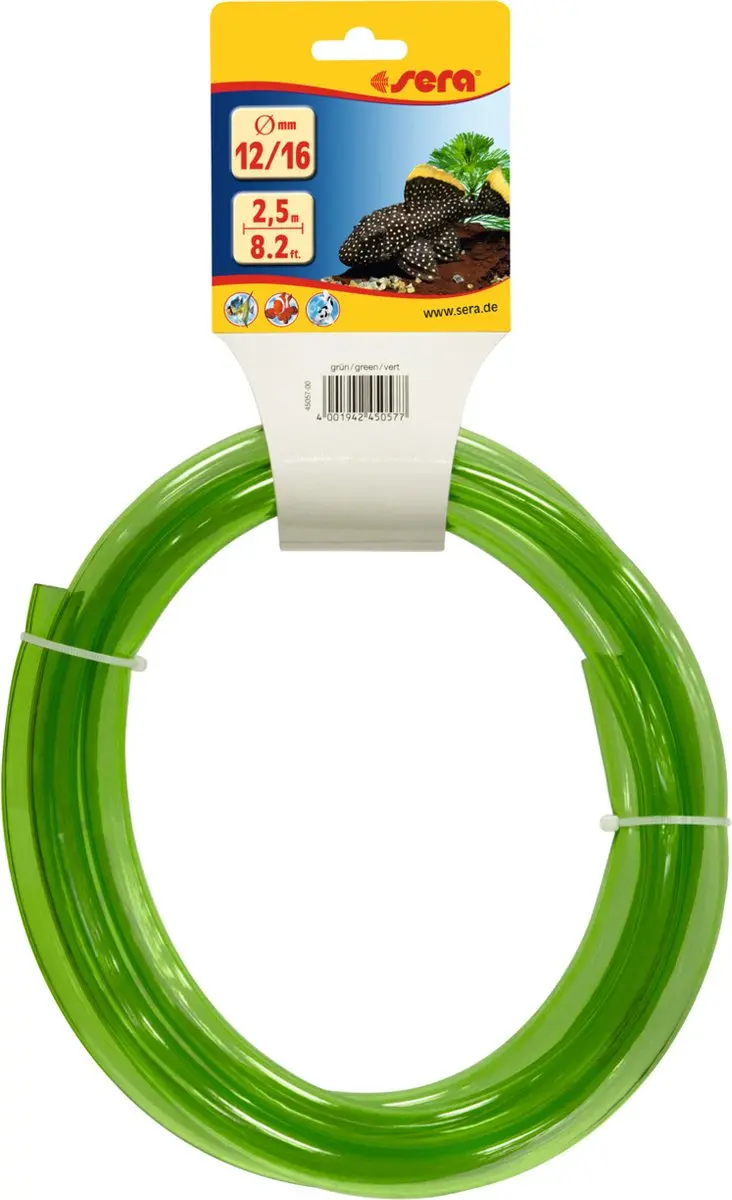 Sera Slang 12/16 Groen 2,5m