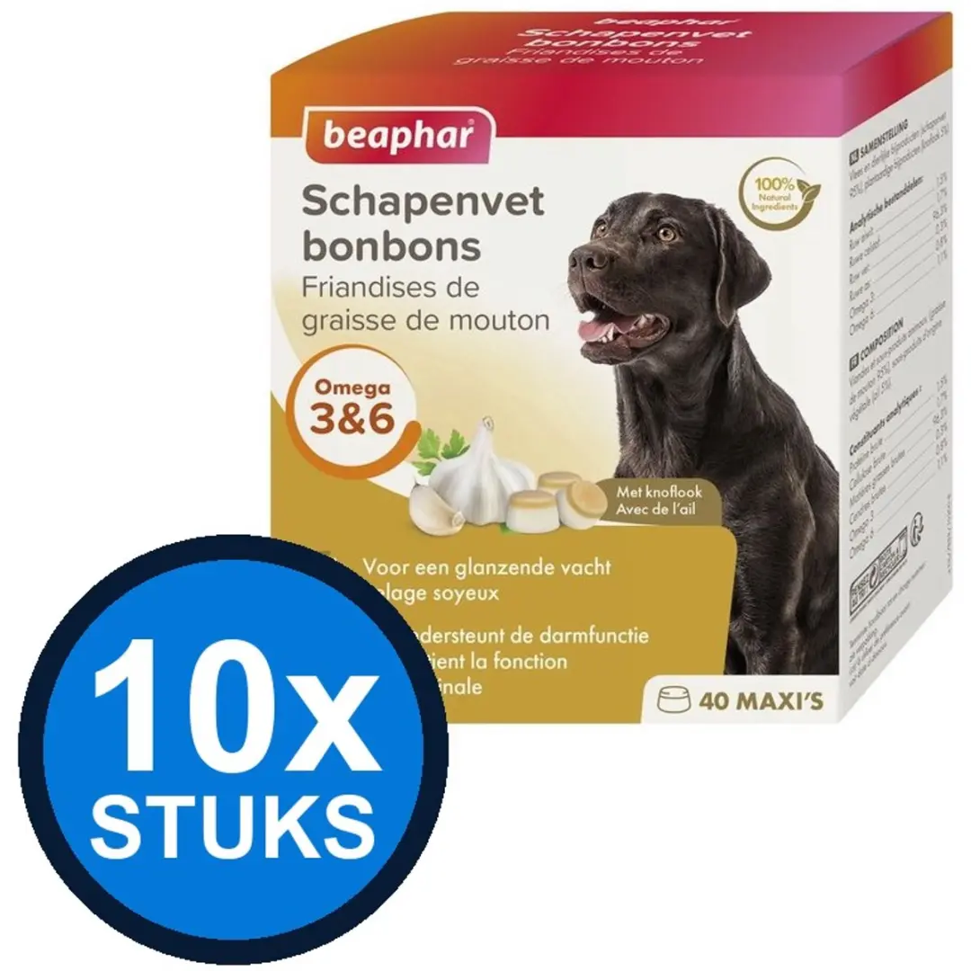 Beaphar Schapenvet Bonbons Knoflook 245g