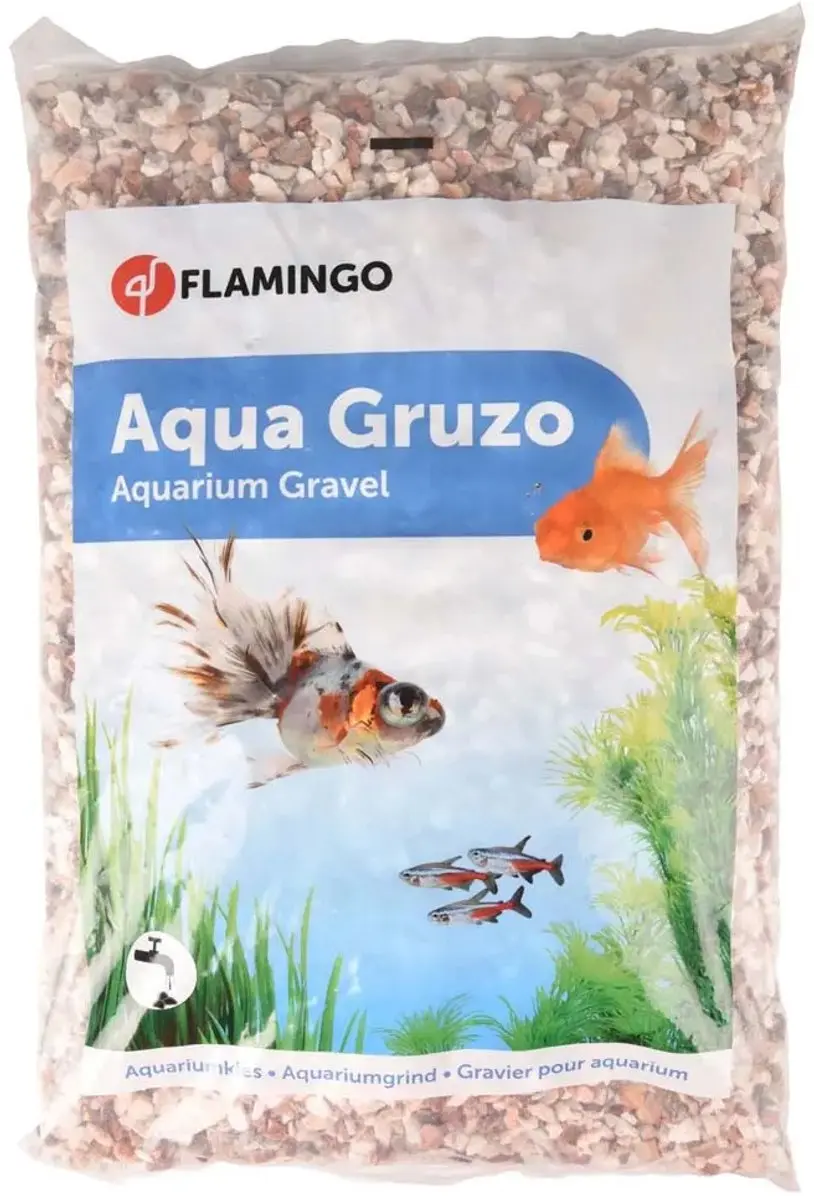 Flamingo Aquariumsiersteen Natuur 40x26x6.5cm - 8kg