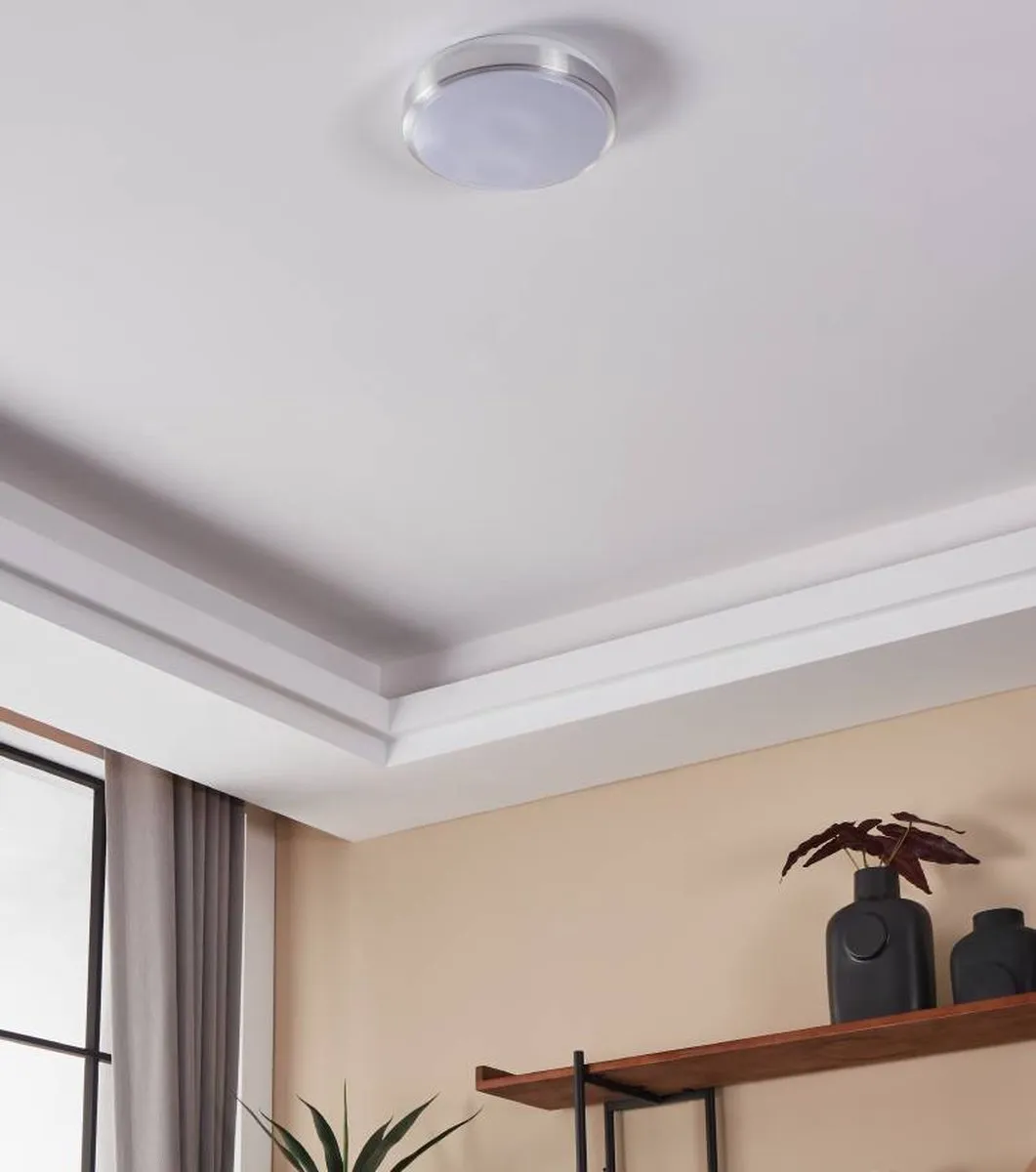 Eglo Competa 1 Wandlamp - 1 Lichtpunt 3000K Wit/Nikkel-Mat