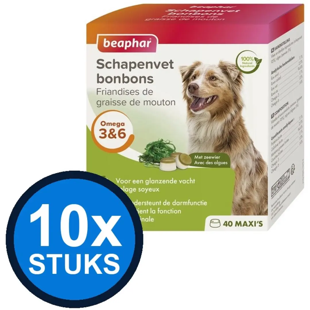 Beaphar Schapenvet Bonbons Zeewier 245g